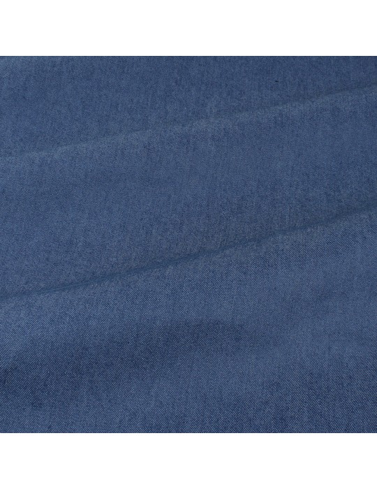 Coupon habillement 100 % coton bleu 300 x 137 cm