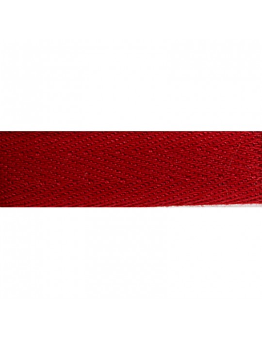 Serge coton 20 mm rouge
