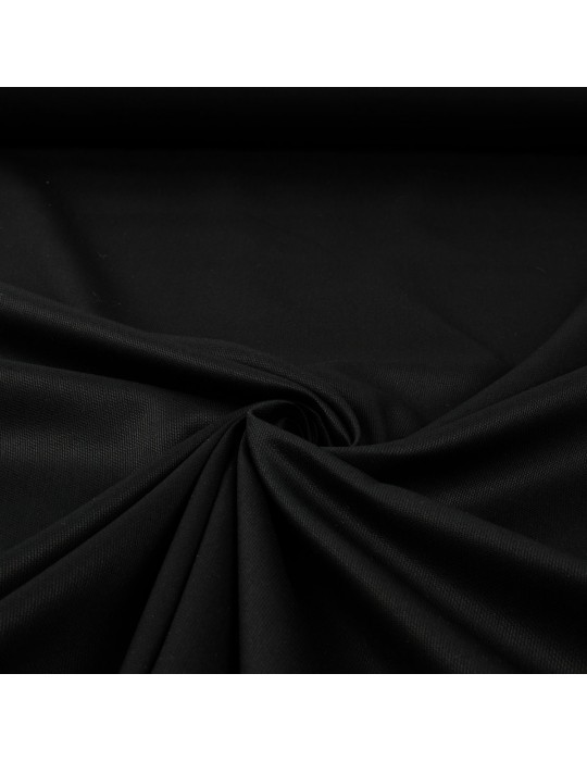 Tissu cretonne uni 145 cm noir