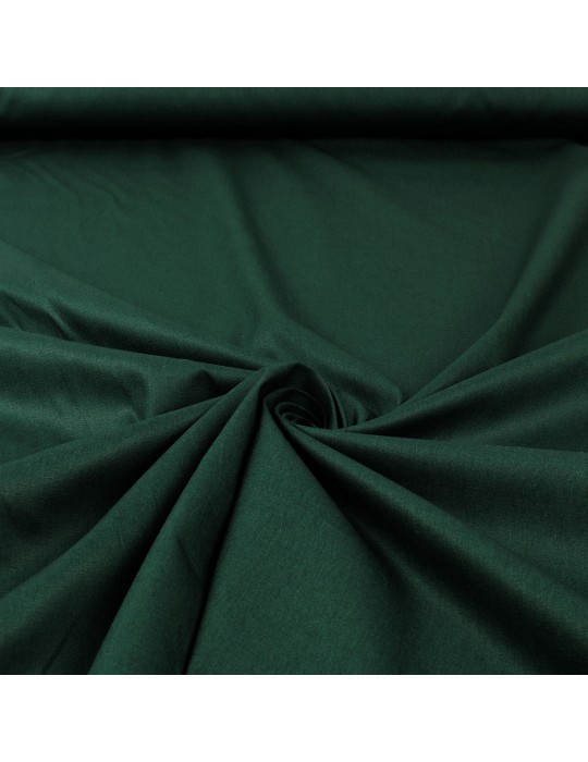 Tissu coton uni 150 cm vert sapin