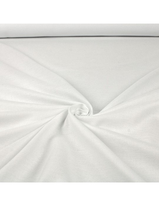Tissu coton uni 150 cm blanc