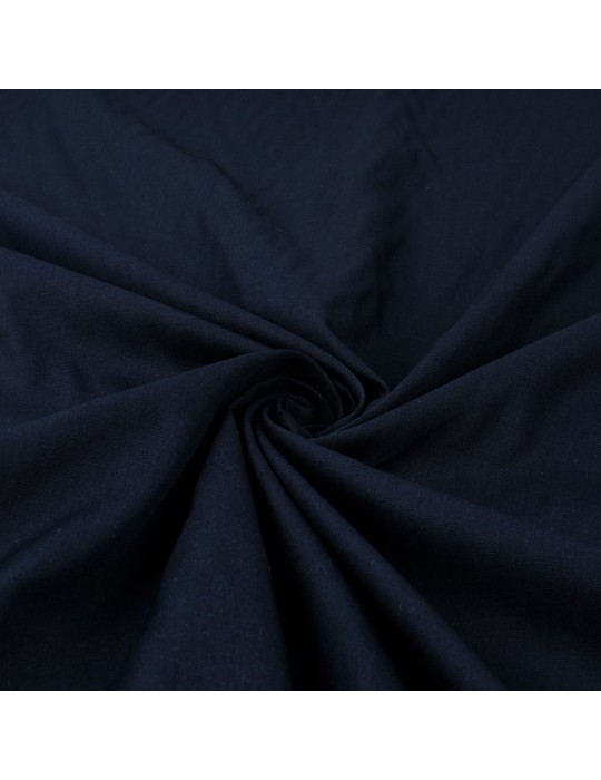 Tissu coton uni 150 cm marine