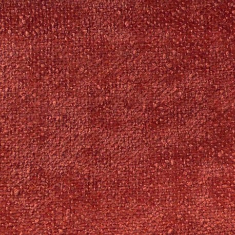 Coupon 3m Tissu Bouclette Eric Teflon Terracotta