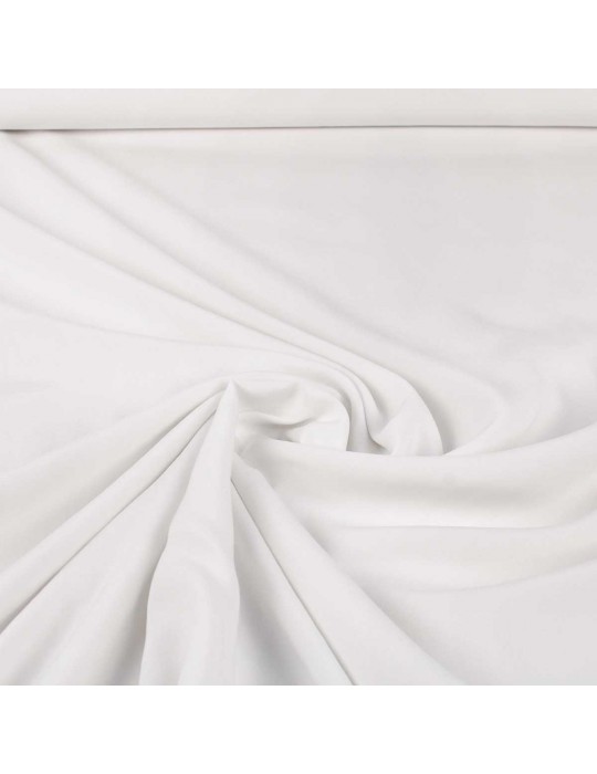 Tissu viscose uni blanc
