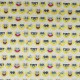 Coupon 3m Tissu Licence Bob L'eponge Imprimé Jaune 