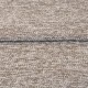 Coupon 3m Tissu Buckly Bouclette Chiné Taupe 