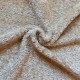 Coupon 3m Tissu Teddy Aspect Peluche Beige 