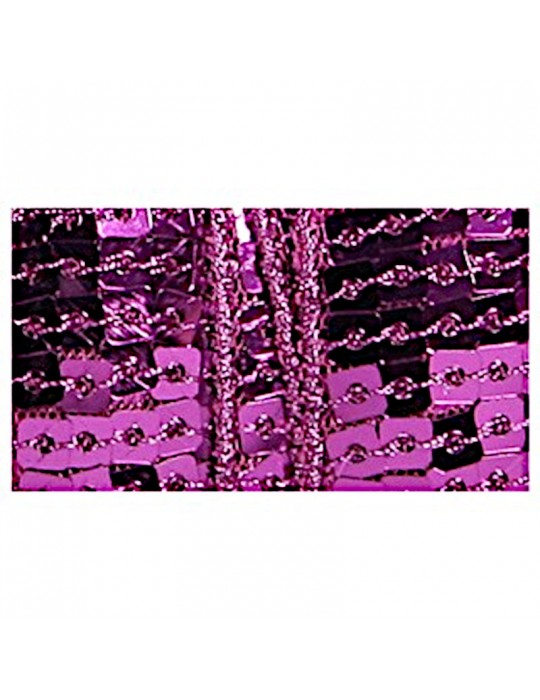 Galon paillettes 22 mm violet