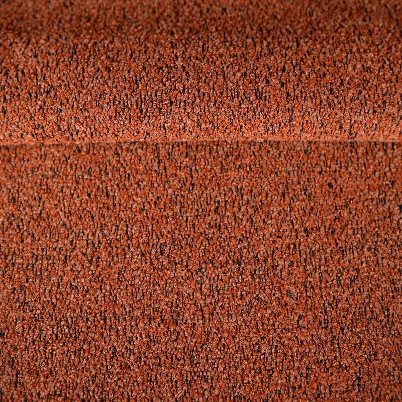 Coupon 3m Tissu Bouclette Lolita Terracotta