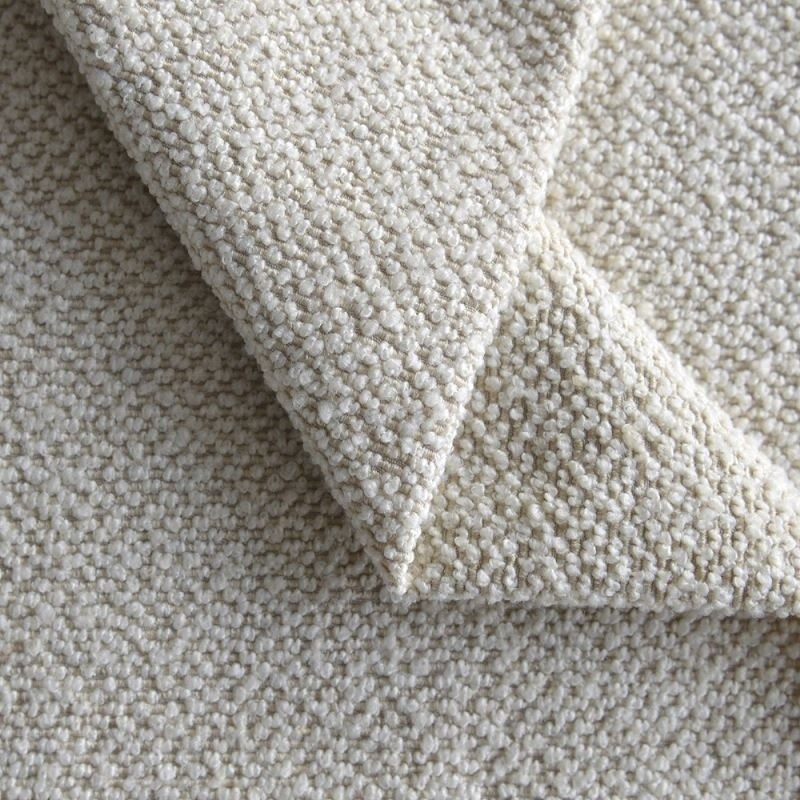 Coupon 3m Tissu Bouclette Shetland Ecru 