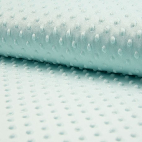 Coupon 3m Tissu Bubble Minky Uni Dragée