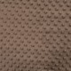 Coupon 3m Tissu Bubble Minky Uni Choco