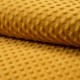 Coupon 3m Tissu Bubble Minky Uni Safran 