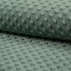 Coupon 3m Tissu Bubble Minky Uni Lichen 