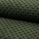 Coupon 3m Tissu Bubble Minky Uni Kaki 
