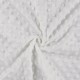Coupon 3m Tissu Minky Betty Blanc 