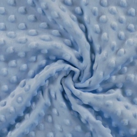 Coupon 3m Tissu Minky Betty Lavande 