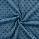 Coupon 3m Tissu Minky Betty Petrole  