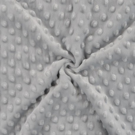Coupon 3m Tissu Minky Betty Perle 
