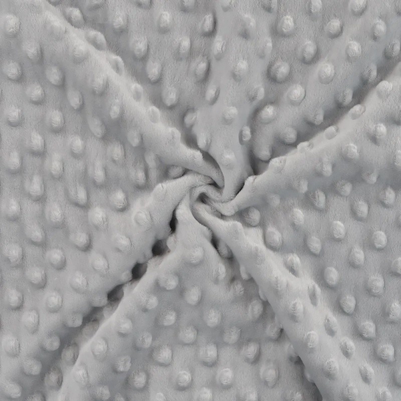 Coupon 3m Tissu Minky Betty Perle 
