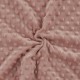 Coupon 3m Tissu Minky Betty Poudre  