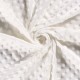 Coupon 3m Tissu Minky Betty Ivoire  