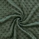 Coupon 3m Tissu Minky Betty Kaki  