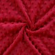 Coupon 3m Tissu Minky Betty Cerise 
