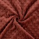 Coupon 3m Tissu Minky Betty Terracotta 