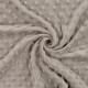 Coupon 3m Tissu Minky Betty Tourterelle  