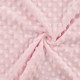 Coupon 3m Tissu Minky Betty Uni Rose 