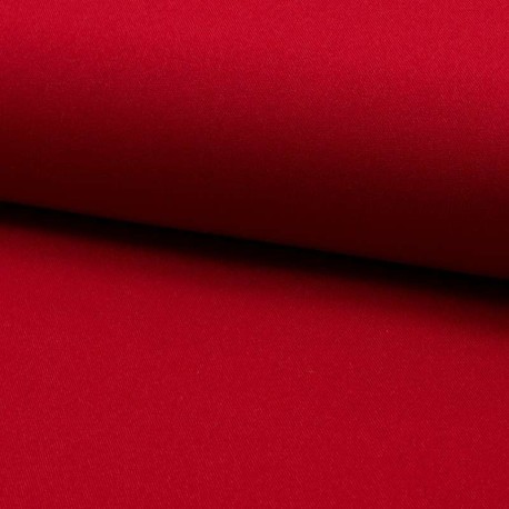 Coupon 3m Tissu Burlington Uni Rouge