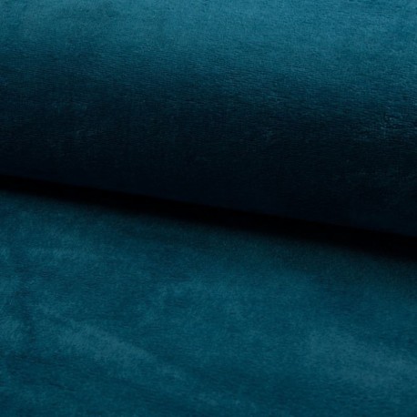 Coupon 3m Tissu Bambounette Petrole 