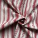 Coupon 3m Tissu Eugene Rayures Bayadères Rouge
