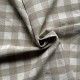 Coupon 3m Tissu Celestin Carreaux Ficelle