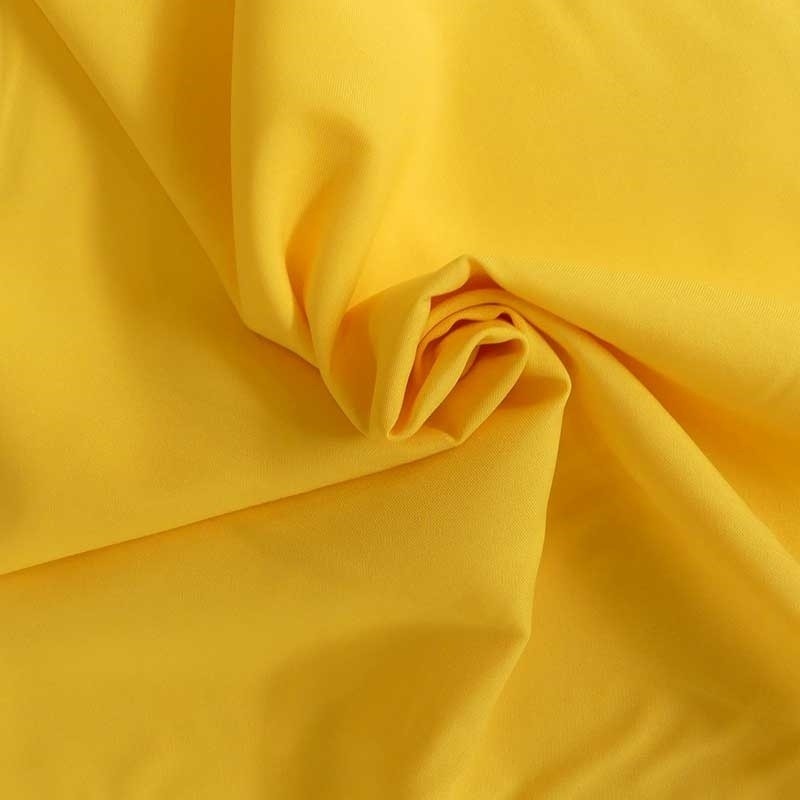 Coupon 3m Tissu Burlington Uni Grande Largeur Jaune 