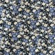 Coupon 3m Tissu Chichi Percale Imprimé Marine 
