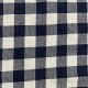 Coupon 3m Tissu Celestin Carreaux Indigo 
