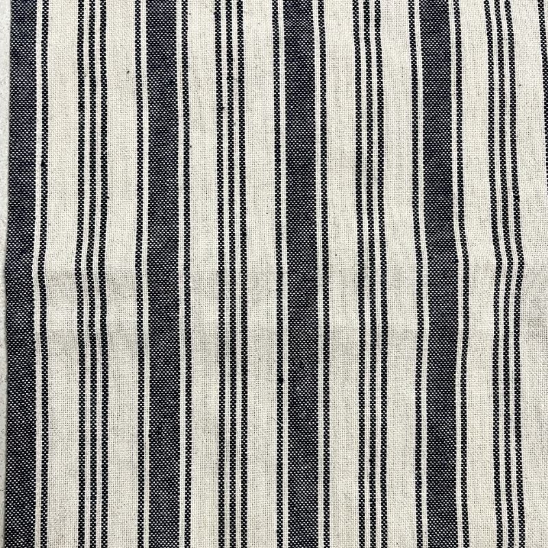 Coupon 3m Tissu Eugene Rayures Indigo