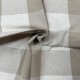 Coupon 3m Tissu Big Celestin Gros Carreaux Ficelle