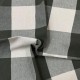Coupon 3m Tissu Big Celestin Gros Carreaux Kaki 