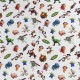 Coupon 3m Tissu Licence Toy Story Fond Blanc