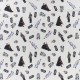 Coupon 3m Tissu Licence Star Wars Classic Fond Blanc