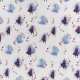 Coupon 3m Tissu Licence La Reine Des Neiges Fond Blanc