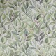 Coupon 3m Tissu Imprimé Laurel Feuilles Vert