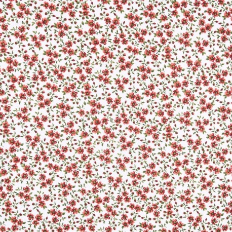 Coupon 3m Tissu Enduit Jenna Rouge
