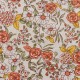 Coupon 3m Tissu Imprimé Margot Orange