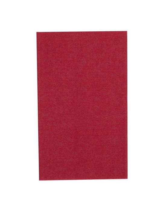 Pièce percale thermocollante  rouge