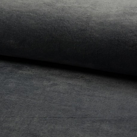 Coupon 3m Tissu Bambounette Gris Moyen 