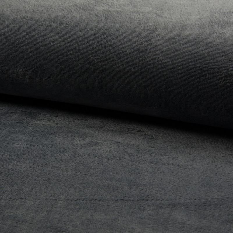 Coupon 3m Tissu Bambounette Gris Moyen 